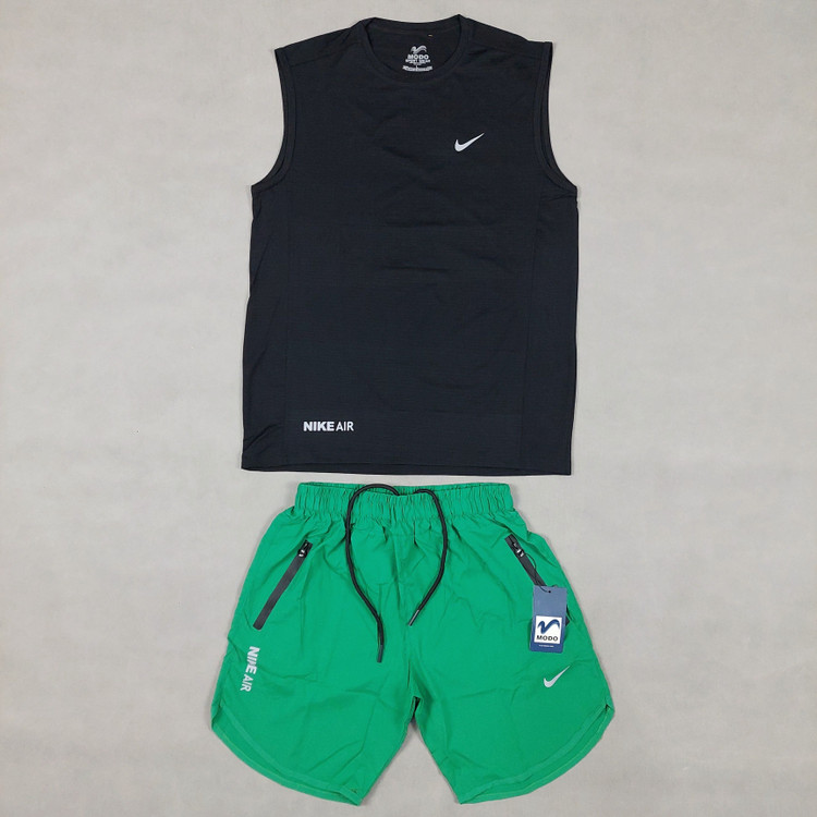 ست رکابی و شلوارک بدنسازی مردانه