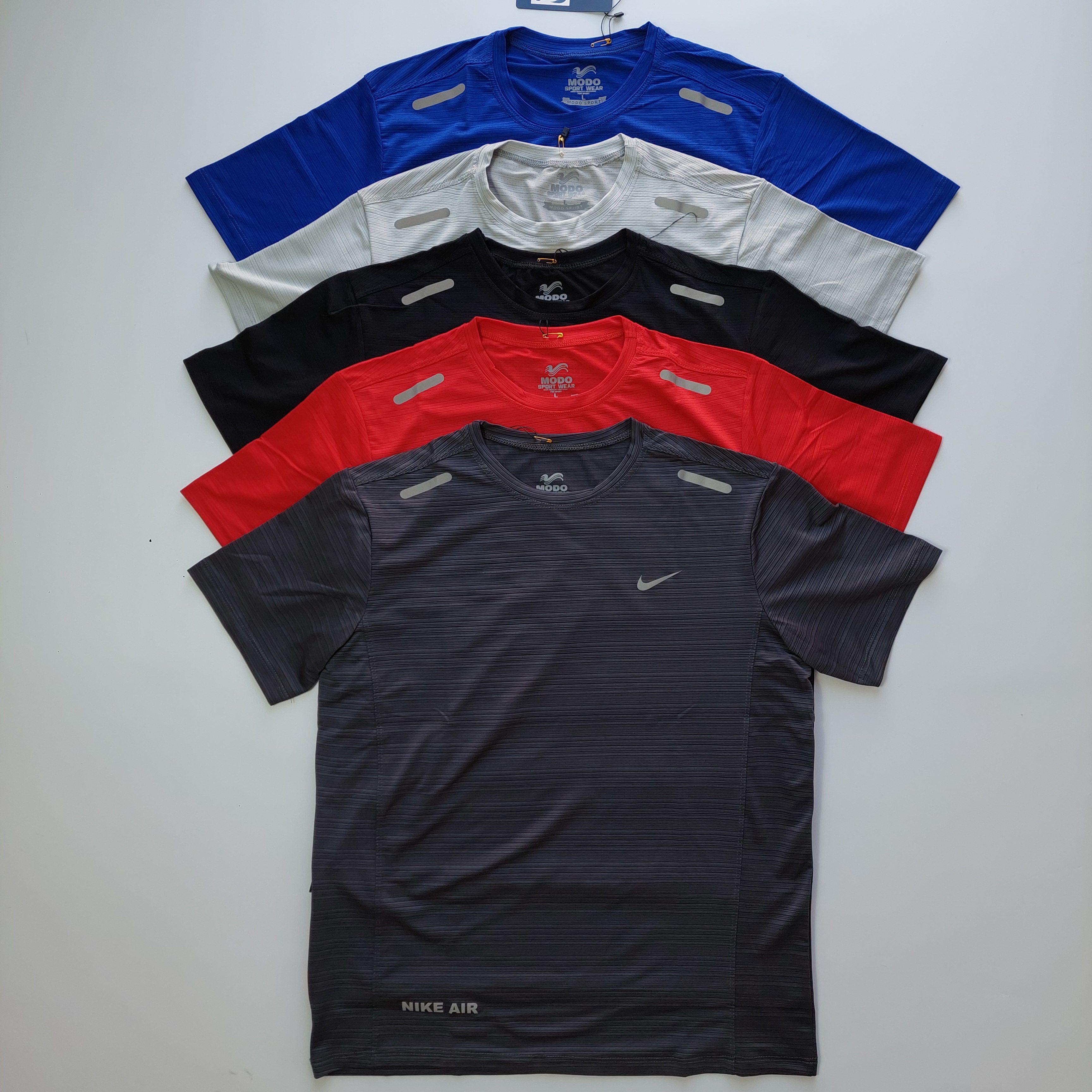 تیشرت مردانه نایک یقه گرد پارچه تنفسی سوزنی | رنگبندی مختلف